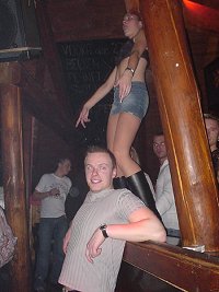 Andr&eacute; in der Liberecer Disko "Hut"