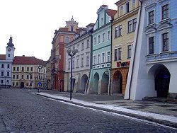 H&auml;user am Markt in Hradec Kralove